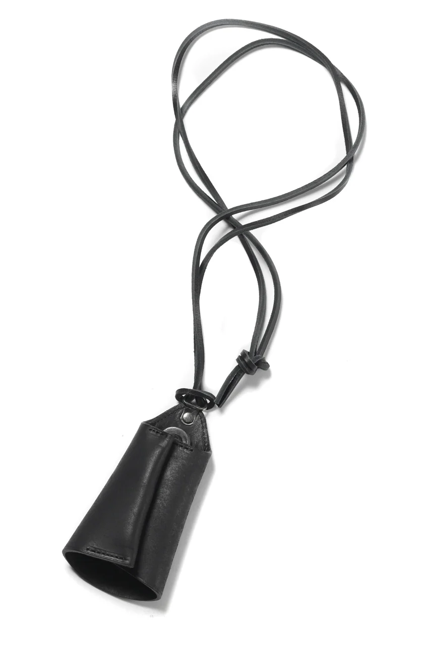 Portaille "Atelier Made" exclusive NECK KEY CASE / PUEBLO by Badalassi Carlo (BLACK) - Image 2