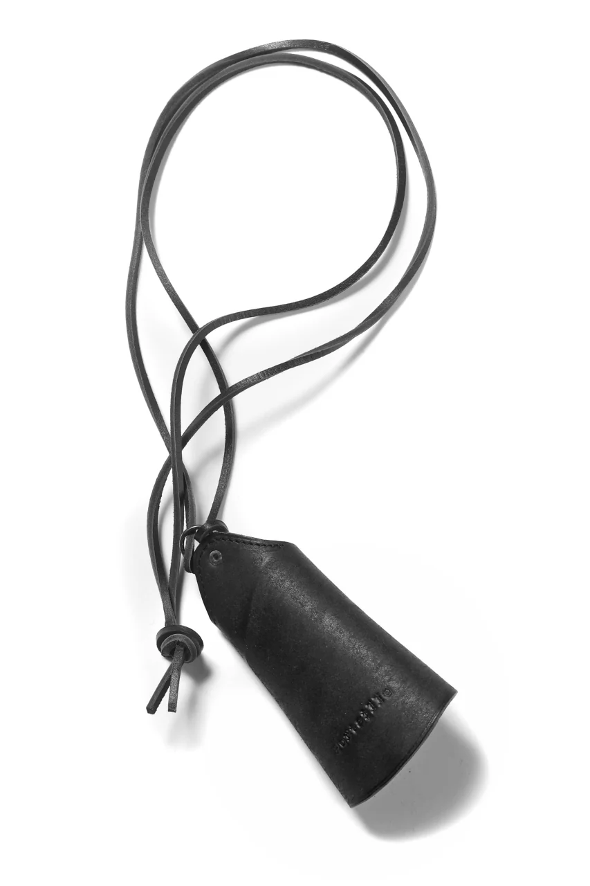Portaille "Atelier Made" exclusive NECK KEY CASE / PUEBLO by Badalassi Carlo (BLACK) - Image 3