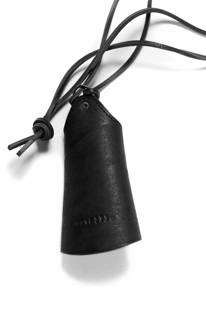 Portaille "Atelier Made" exclusive NECK KEY CASE / PUEBLO by Badalassi Carlo (BLACK) - Image 7