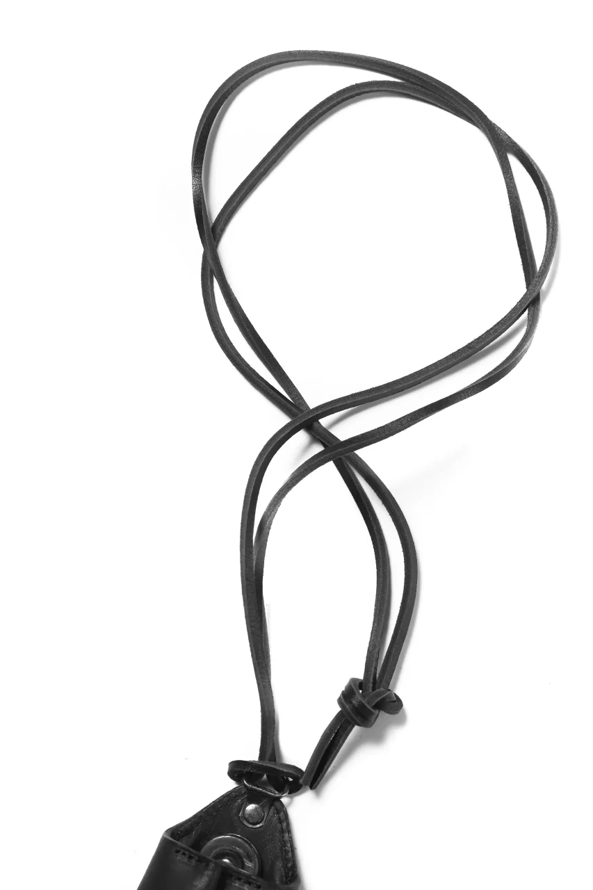Portaille "Atelier Made" exclusive NECK KEY CASE / PUEBLO by Badalassi Carlo (BLACK) - Image 8