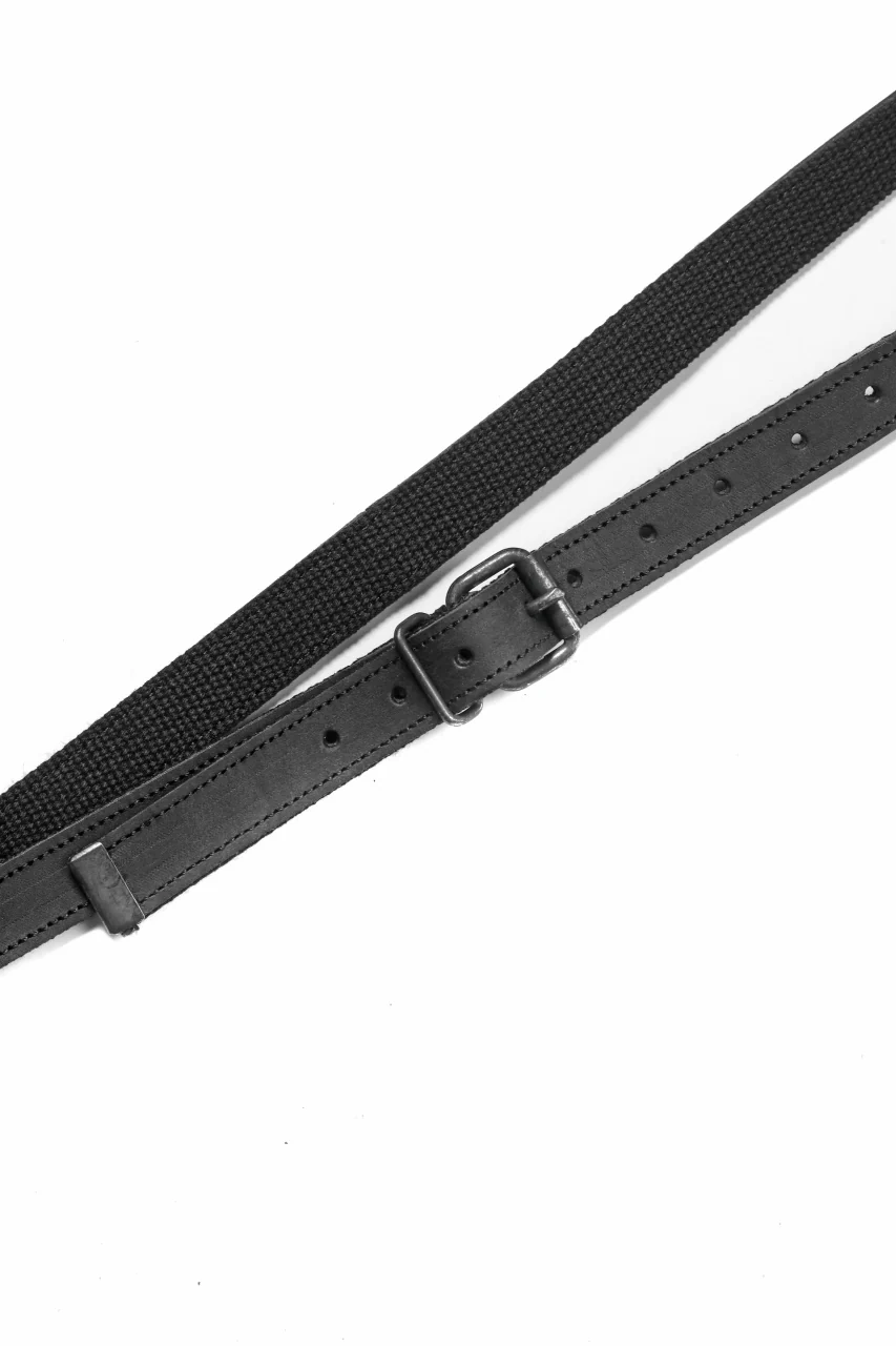 Portaille "Atelier Made" exclusive NECK STRAP / PUEBLO by Badalassi Carlo (BLACK) - Image 11