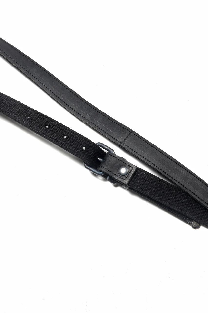Portaille "Atelier Made" exclusive NECK STRAP / PUEBLO by Badalassi Carlo (BLACK) - Image 12