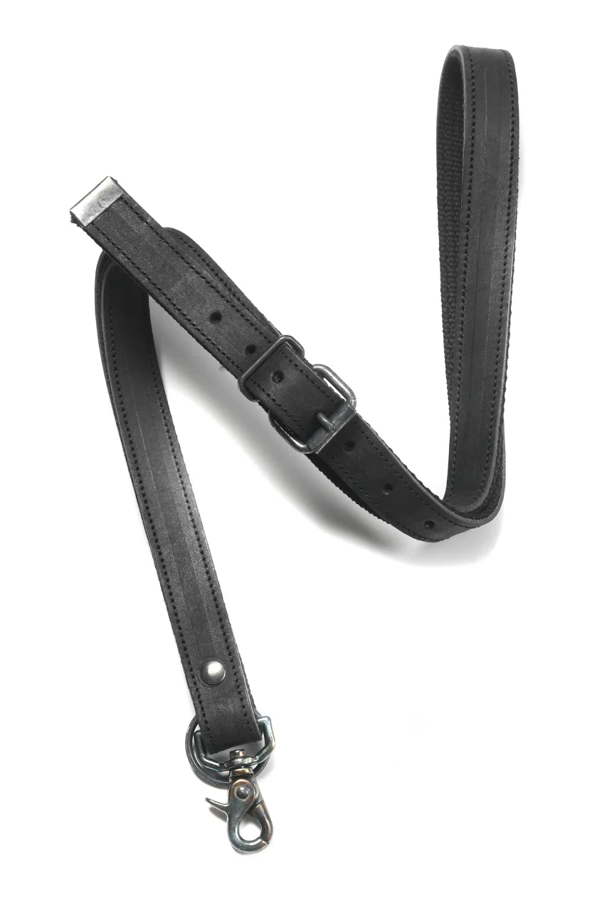 Portaille "Atelier Made" exclusive NECK STRAP / PUEBLO by Badalassi Carlo (BLACK) - Image 2