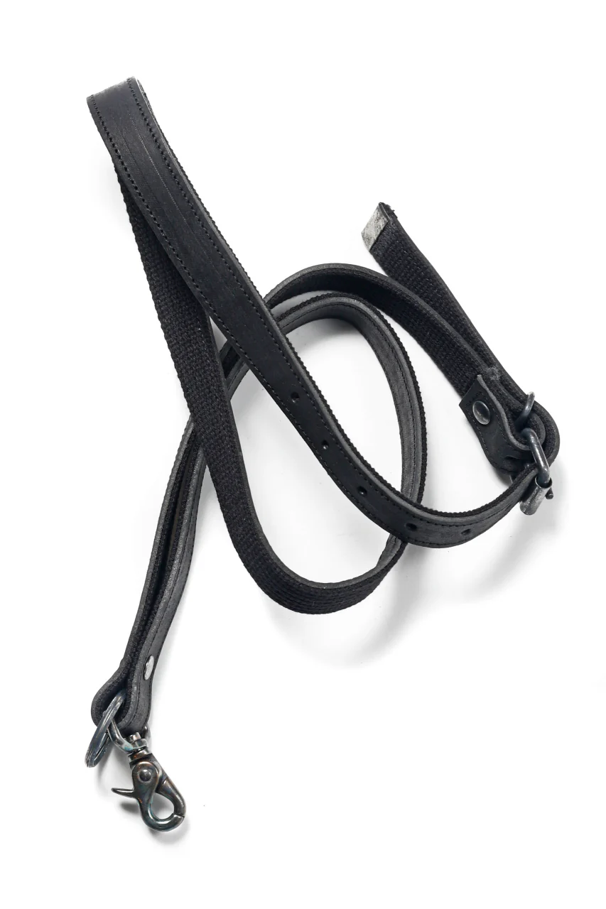 Portaille "Atelier Made" exclusive NECK STRAP / PUEBLO by Badalassi Carlo (BLACK) - Image 3