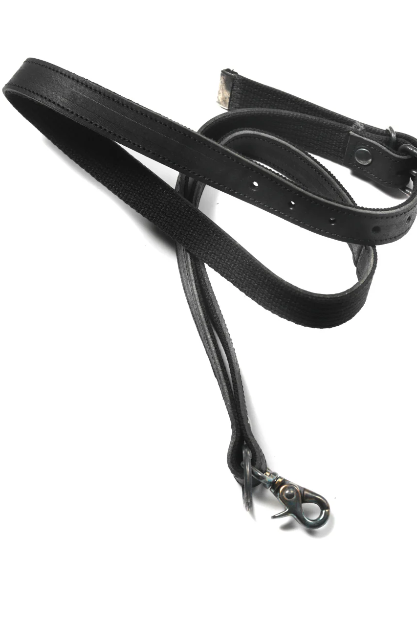 Portaille "Atelier Made" exclusive NECK STRAP / PUEBLO by Badalassi Carlo (BLACK) - Image 4