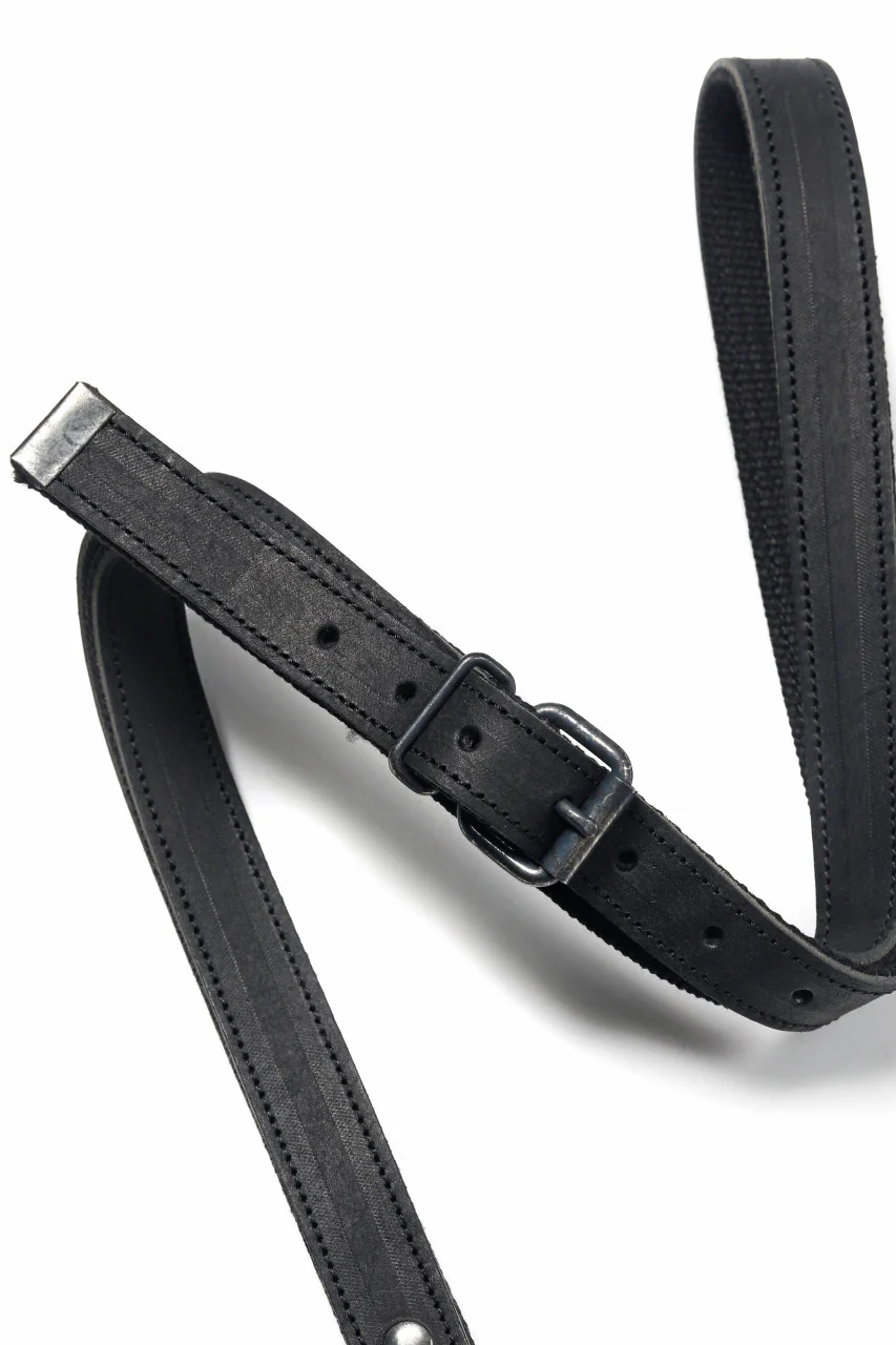 Portaille "Atelier Made" exclusive NECK STRAP / PUEBLO by Badalassi Carlo (BLACK) - Image 6