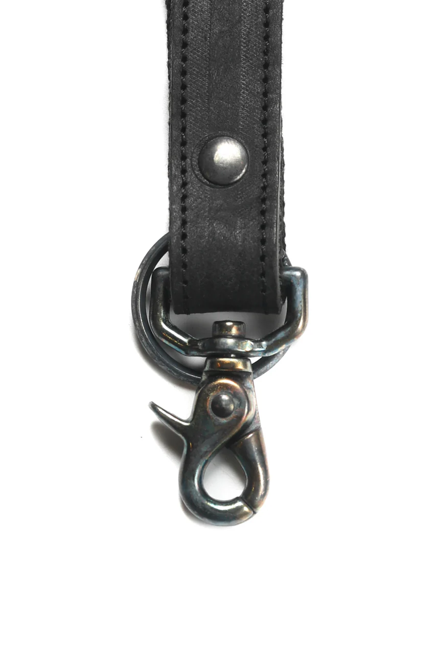 Portaille "Atelier Made" exclusive NECK STRAP / PUEBLO by Badalassi Carlo (BLACK) - Image 9