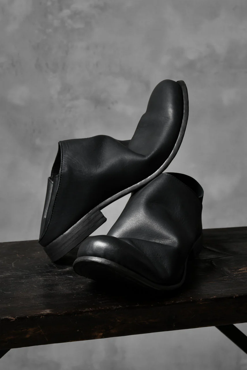 Portaille exclusive Babouche Slipon Shoes (JP-Smooth Pelle / BLACK) - Image 13