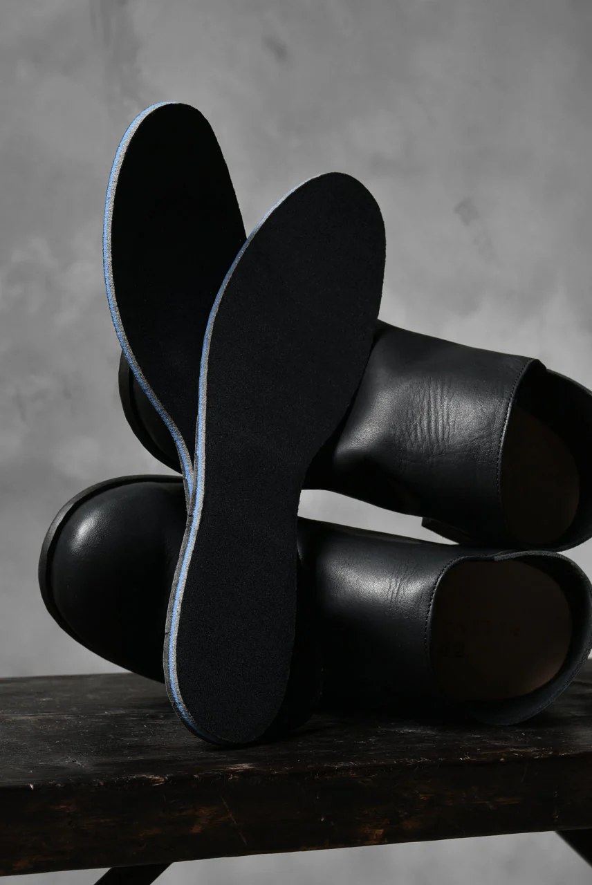 Portaille exclusive Babouche Slipon Shoes (JP-Smooth Pelle / BLACK) - Image 16