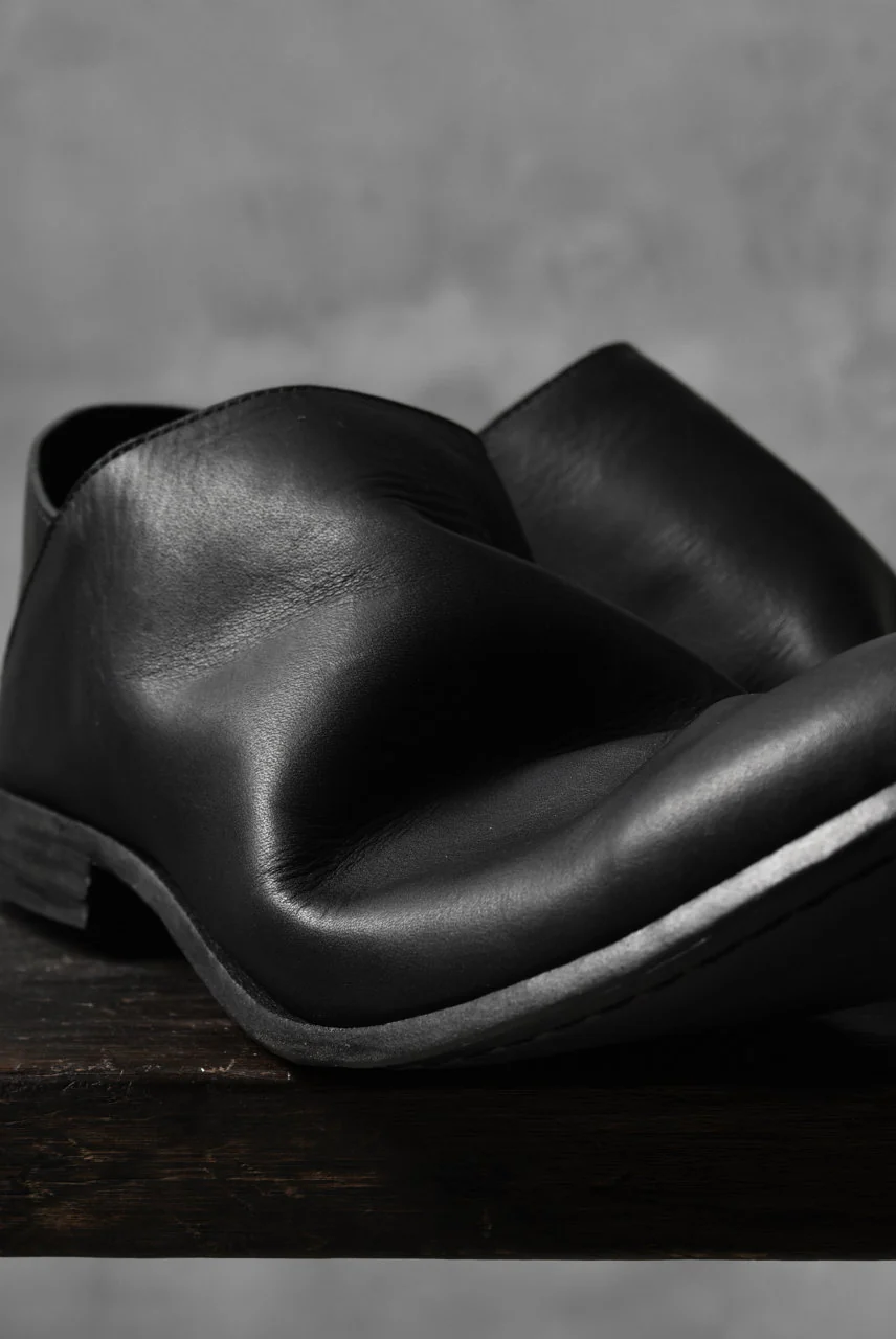 Portaille exclusive Babouche Slipon Shoes (JP-Smooth Pelle / BLACK) - Image 20