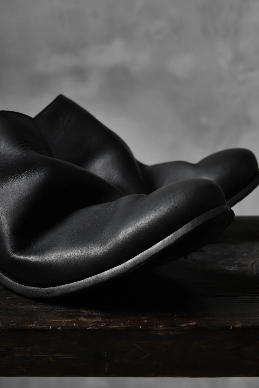 Portaille exclusive Babouche Slipon Shoes (JP-Smooth Pelle / BLACK) - Image 21