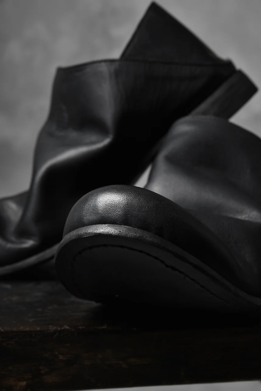 Portaille exclusive Babouche Slipon Shoes (JP-Smooth Pelle / BLACK) - Image 26