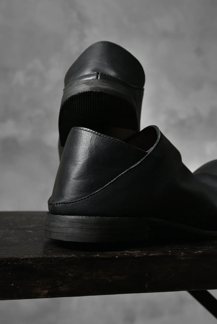 Portaille exclusive Babouche Slipon Shoes (JP-Smooth Pelle / BLACK) - Image 28