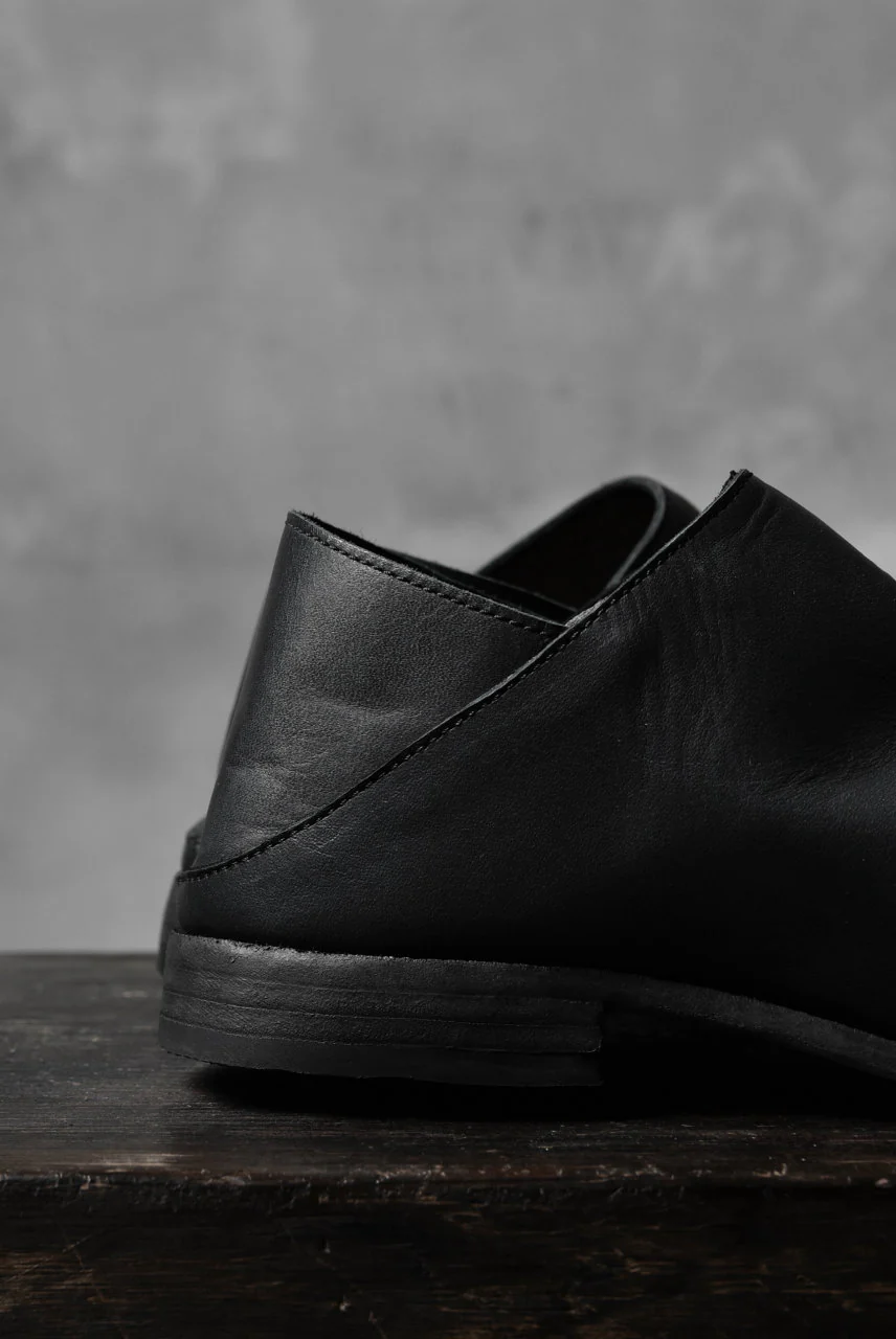 Portaille exclusive Babouche Slipon Shoes (JP-Smooth Pelle / BLACK) - Image 30