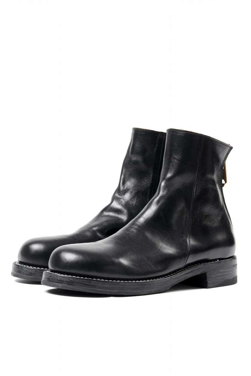 Portaille exclusive CLASSIC BACK ZIP BOOTS / HORWEEN CHROMEXCEL (BLACK)