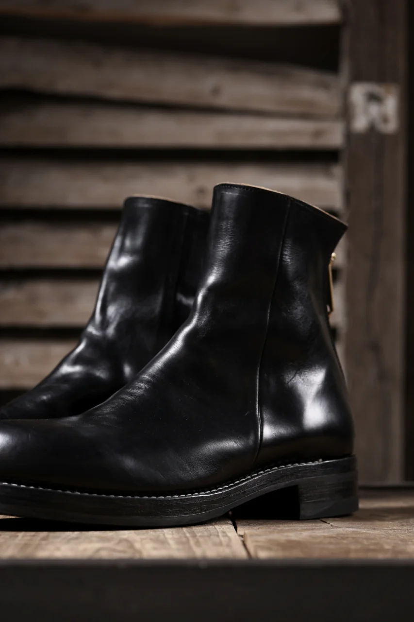 Portaille exclusive CLASSIC BACK ZIP BOOTS / HORWEEN CHROMEXCEL (BLACK) - Image 36