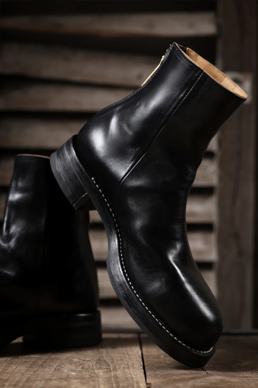 Portaille exclusive CLASSIC BACK ZIP BOOTS / HORWEEN CHROMEXCEL (BLACK) - Image 39