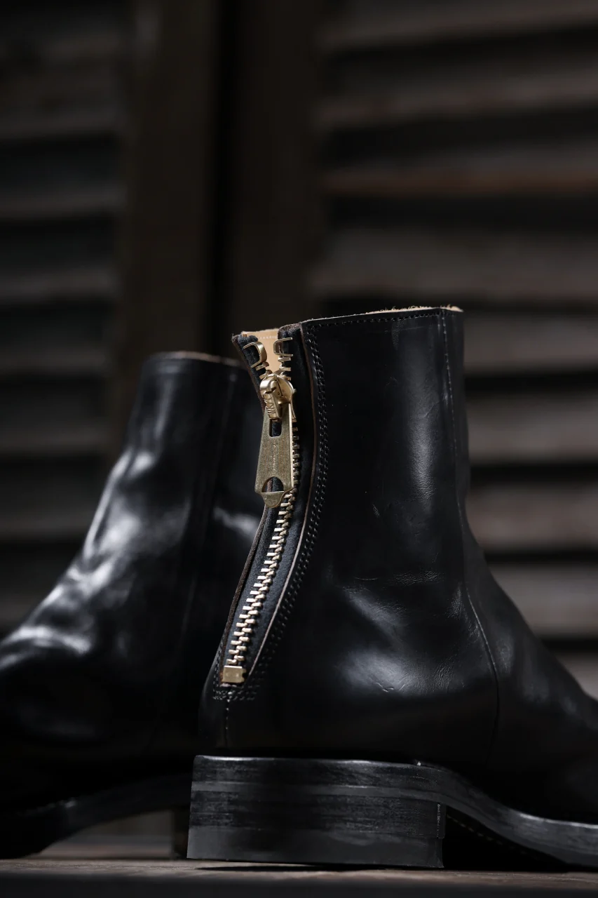 Portaille exclusive CLASSIC BACK ZIP BOOTS / HORWEEN CHROMEXCEL (BLACK) - Image 42