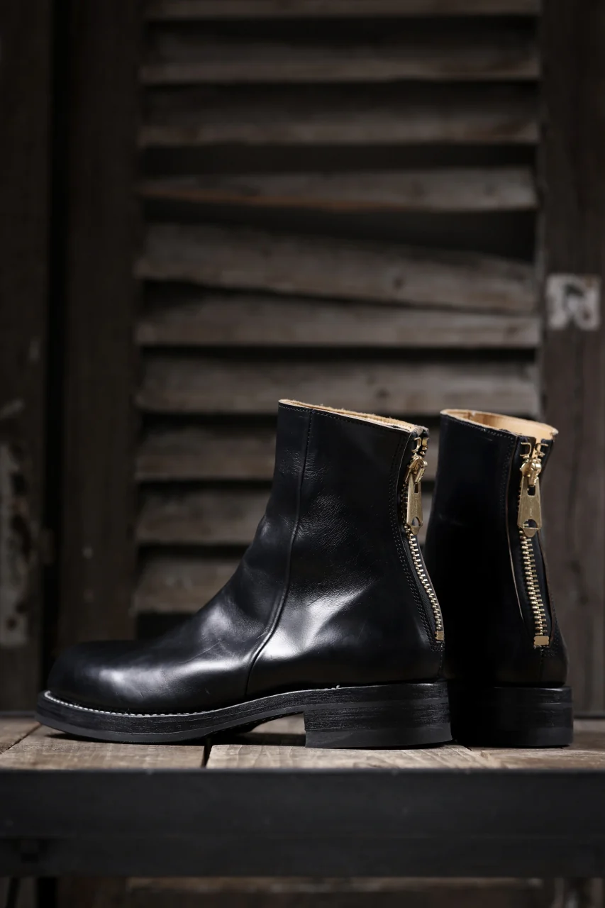 Portaille exclusive CLASSIC BACK ZIP BOOTS / HORWEEN CHROMEXCEL (BLACK) - Image 44