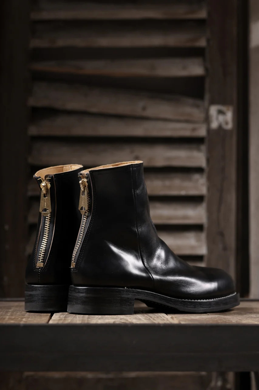 Portaille exclusive CLASSIC BACK ZIP BOOTS / HORWEEN CHROMEXCEL (BLACK) - Image 45