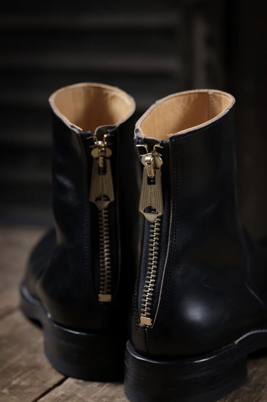 Portaille exclusive CLASSIC BACK ZIP BOOTS / HORWEEN CHROMEXCEL (BLACK) - Image 47