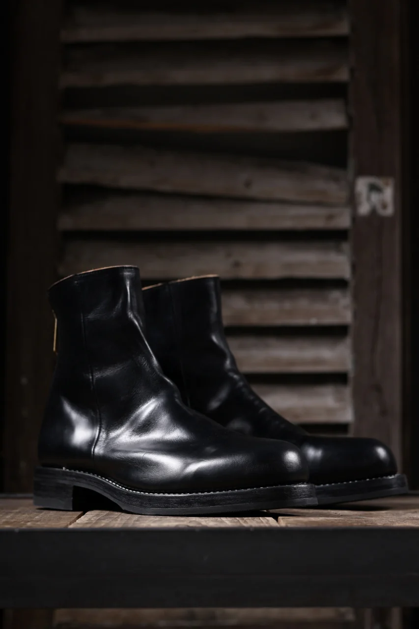 Portaille exclusive CLASSIC BACK ZIP BOOTS / HORWEEN CHROMEXCEL (BLACK) - Image 49