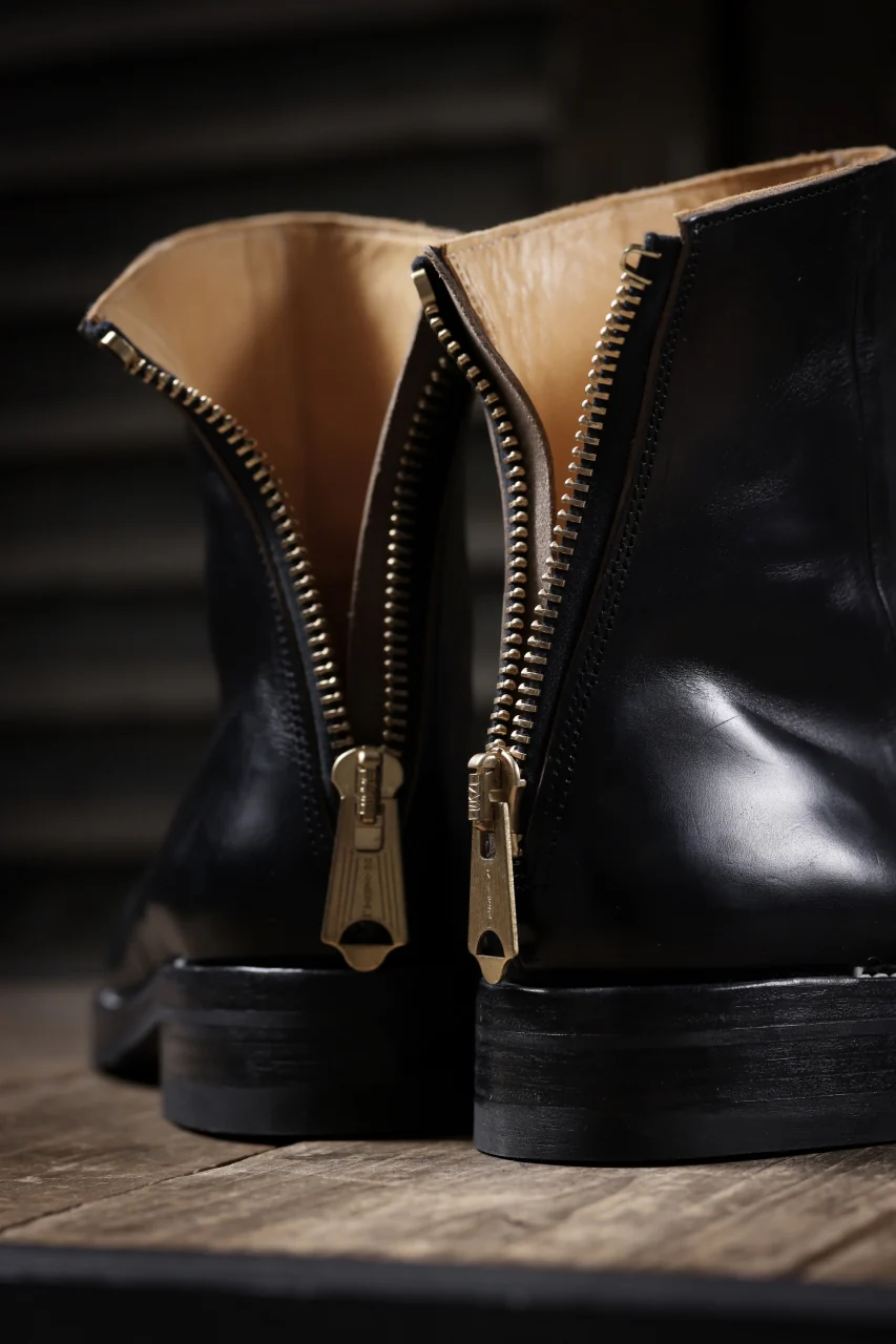Portaille exclusive CLASSIC BACK ZIP BOOTS / HORWEEN CHROMEXCEL (BLACK) - Image 56