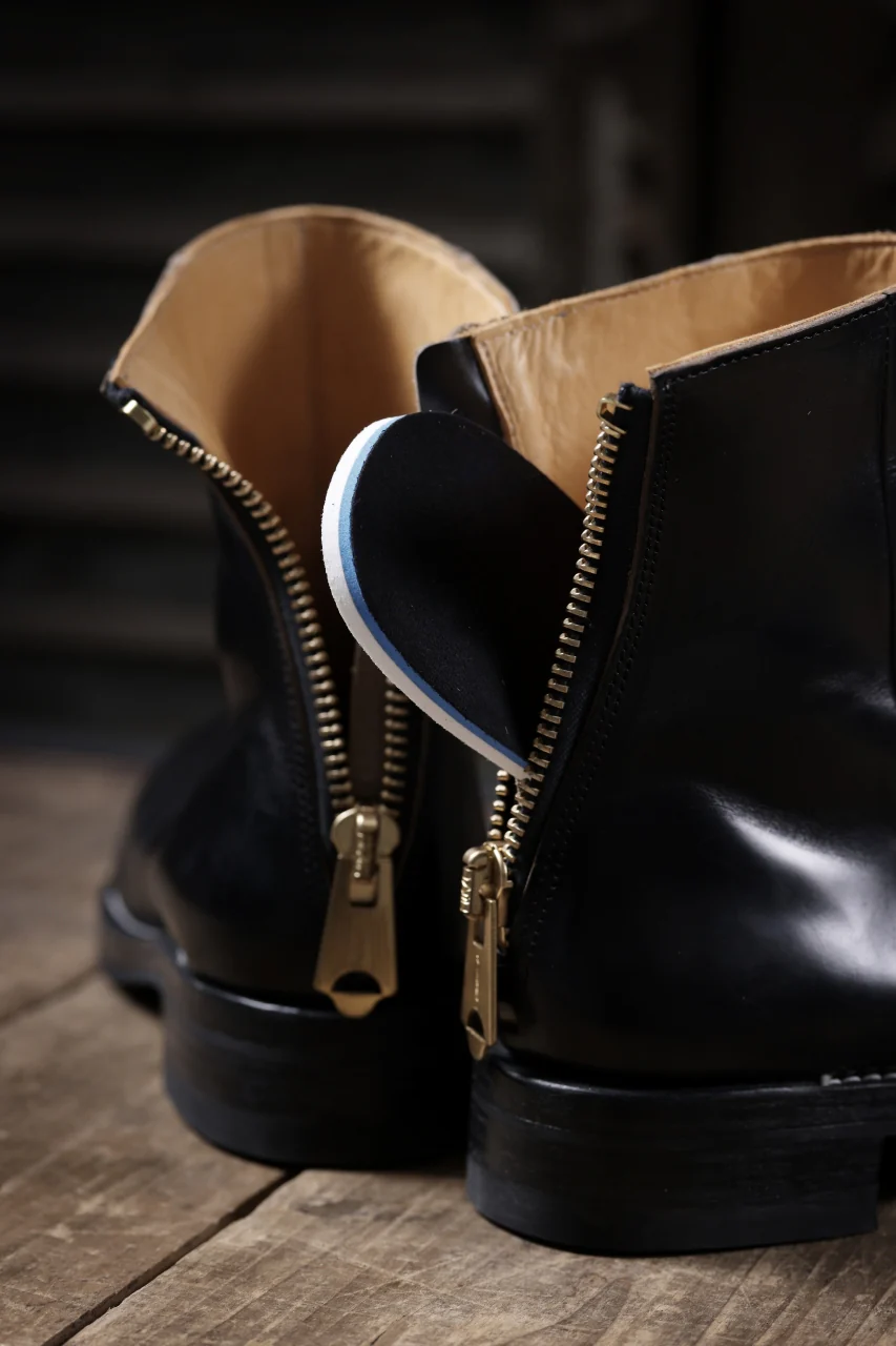 Portaille exclusive CLASSIC BACK ZIP BOOTS / HORWEEN CHROMEXCEL (BLACK) - Image 57