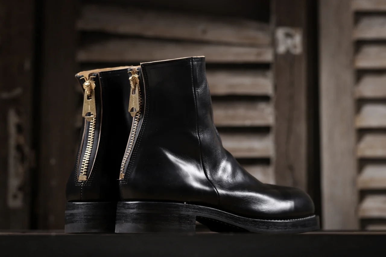 Portaille exclusive CLASSIC BACK ZIP BOOTS / HORWEEN CHROMEXCEL (BLACK) - Image 62