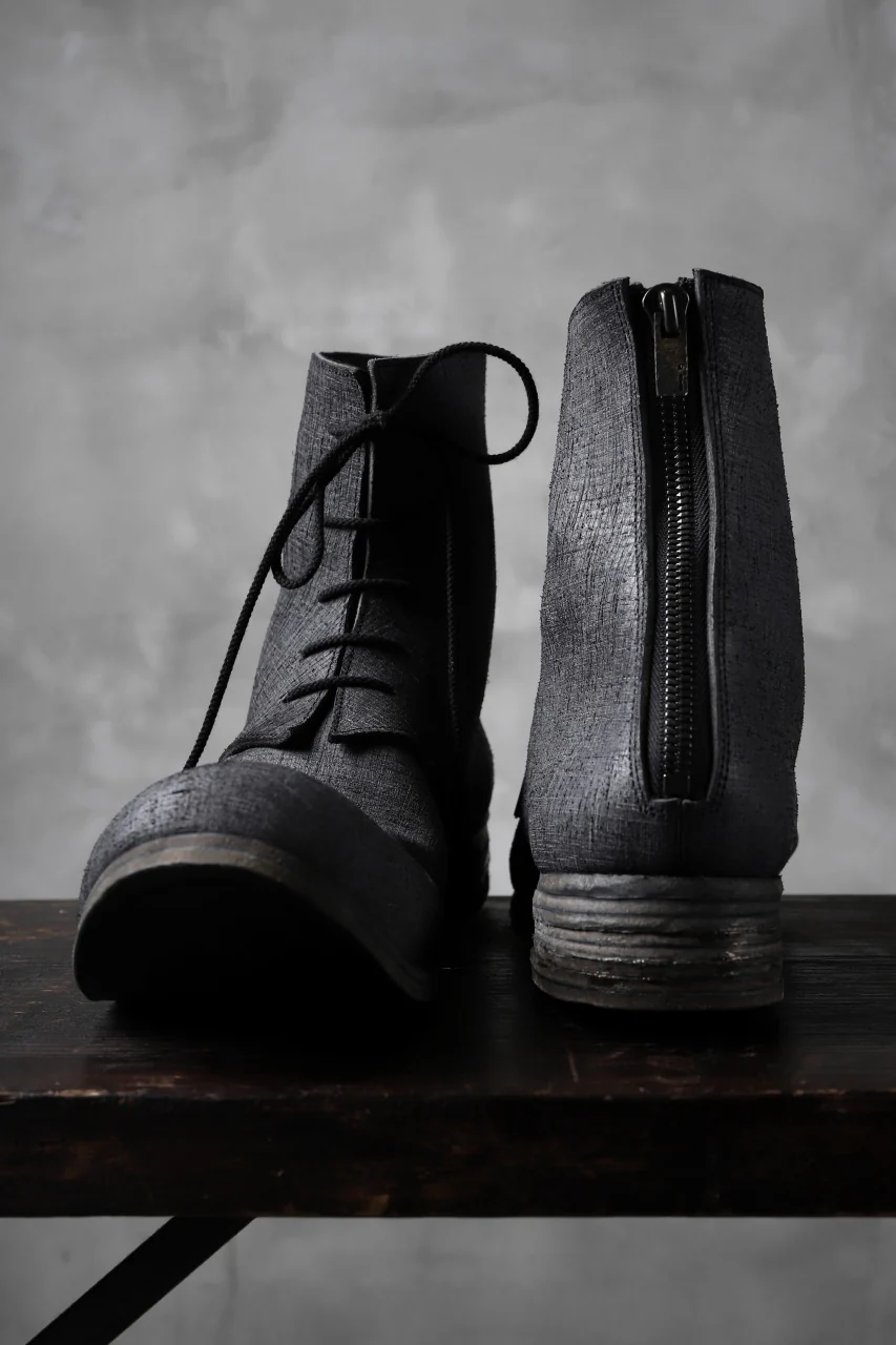 Portaille exclusive Lace Upped Back Zip Middle Boots (BABELE by TEMPESTI / NERO) - Image 5