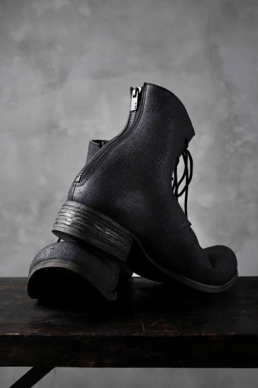 Portaille exclusive Lace Upped Back Zip Middle Boots (BABELE by TEMPESTI / NERO) - Image 7
