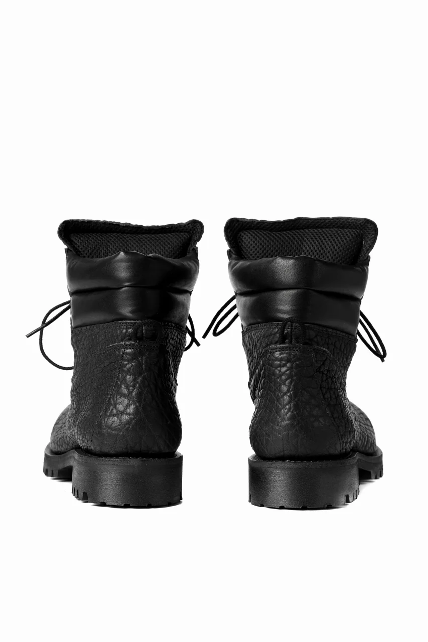 Portaille exclusive LEX-W20 TREK Laced Boots / ROUGH BULL (BLACK) - Image 11