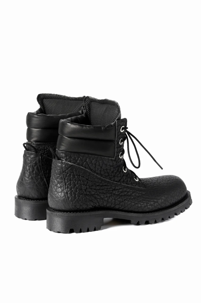 Portaille exclusive LEX-W20 TREK Laced Boots / ROUGH BULL (BLACK) - Image 12