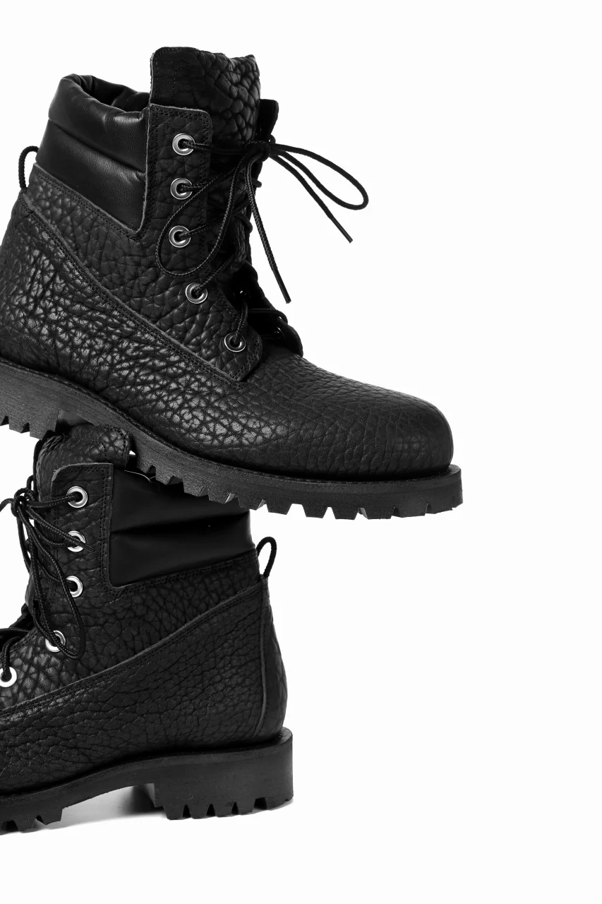 Portaille exclusive LEX-W20 TREK Laced Boots / ROUGH BULL (BLACK) - Image 22
