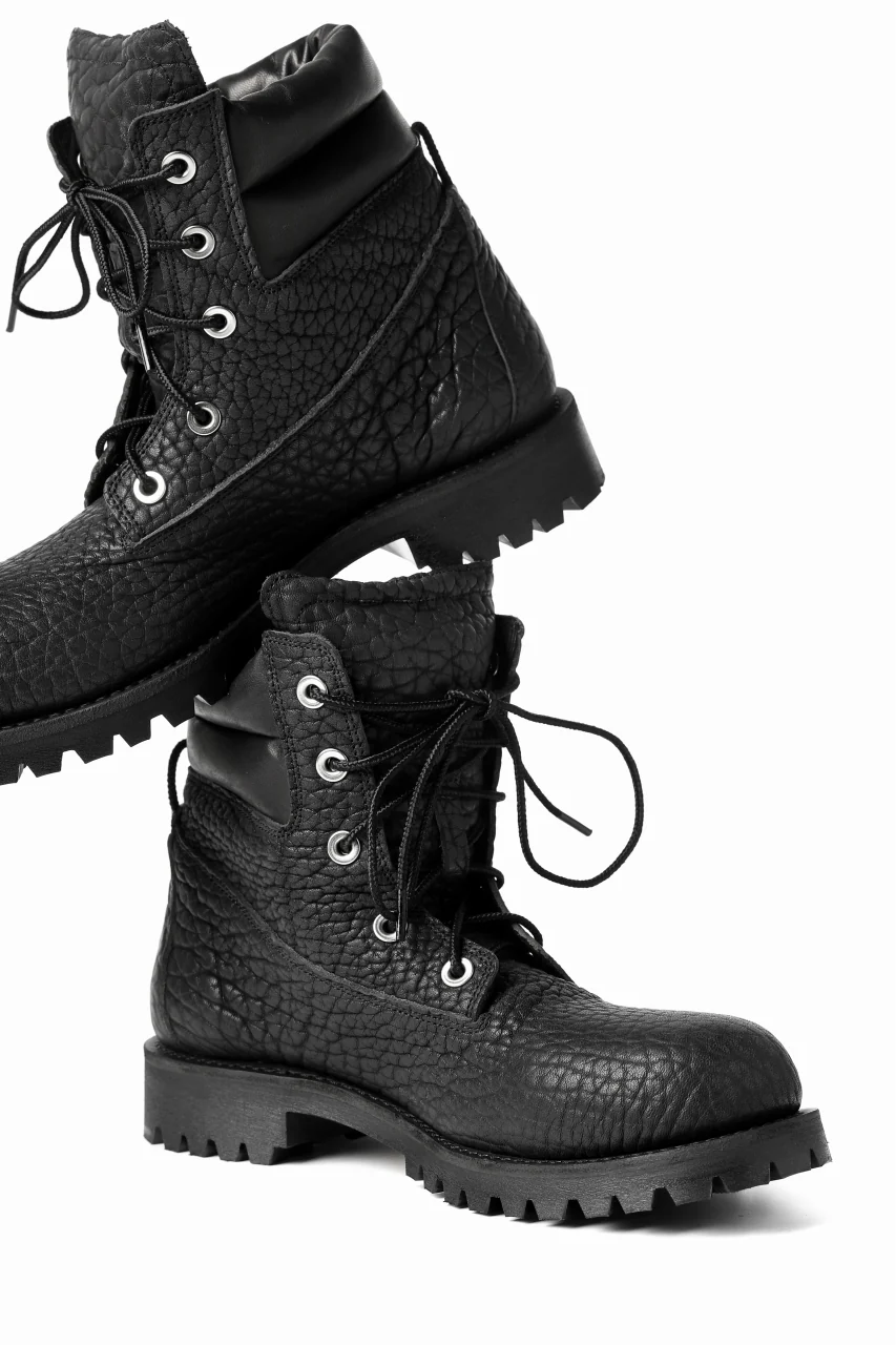 Portaille exclusive LEX-W20 TREK Laced Boots / ROUGH BULL (BLACK) - Image 23
