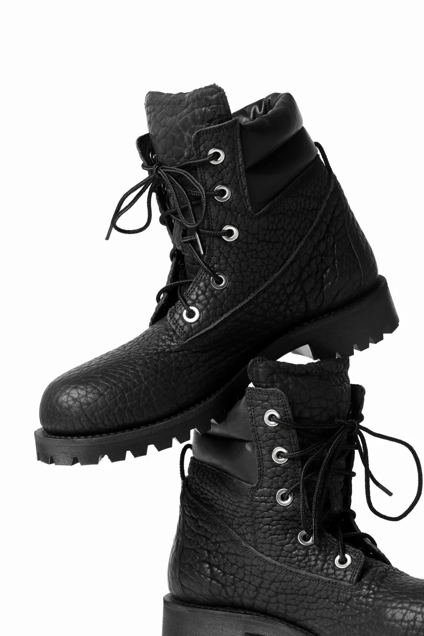Portaille exclusive LEX-W20 TREK Laced Boots / ROUGH BULL (BLACK) - Image 24