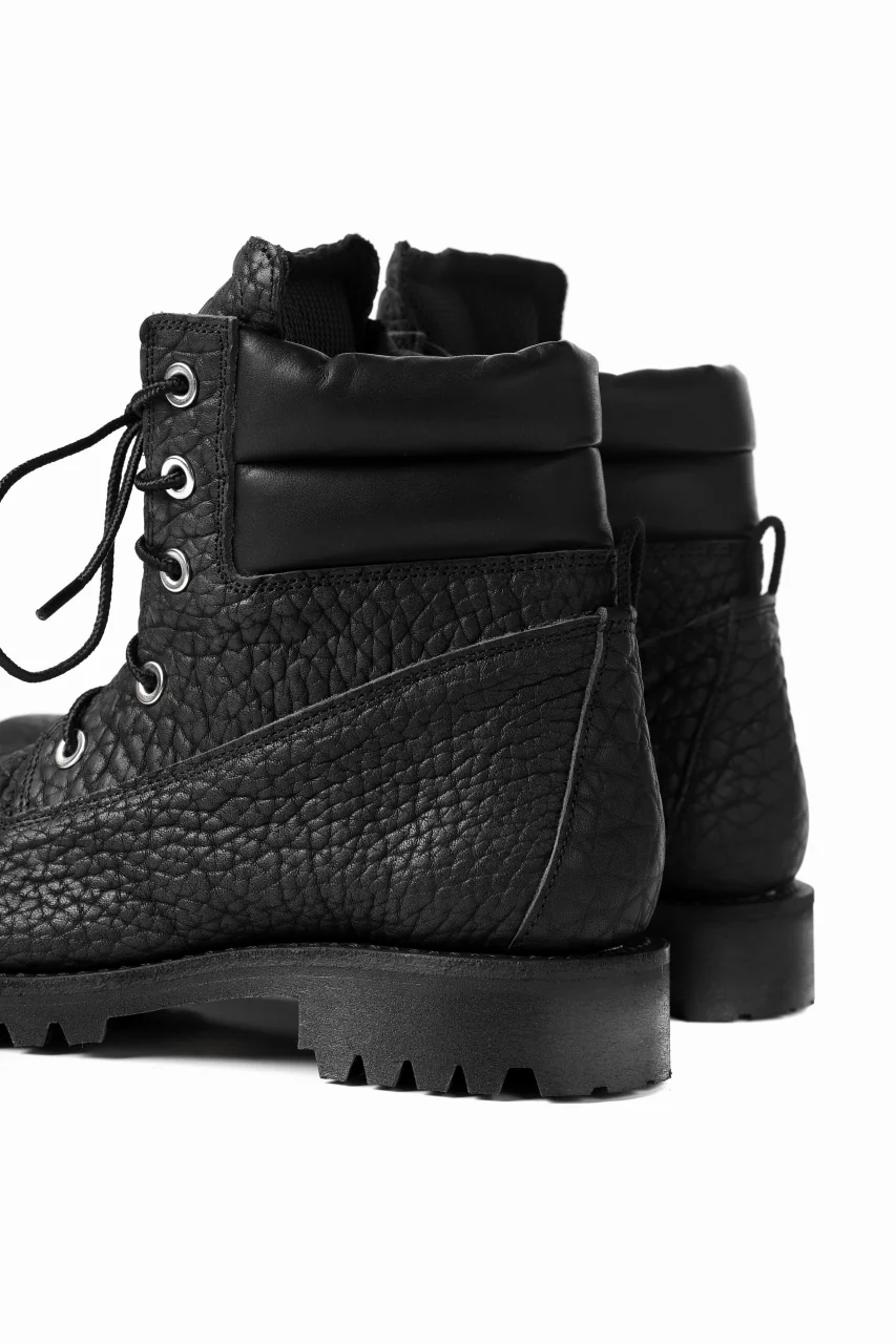 Portaille exclusive LEX-W20 TREK Laced Boots / ROUGH BULL (BLACK) - Image 25