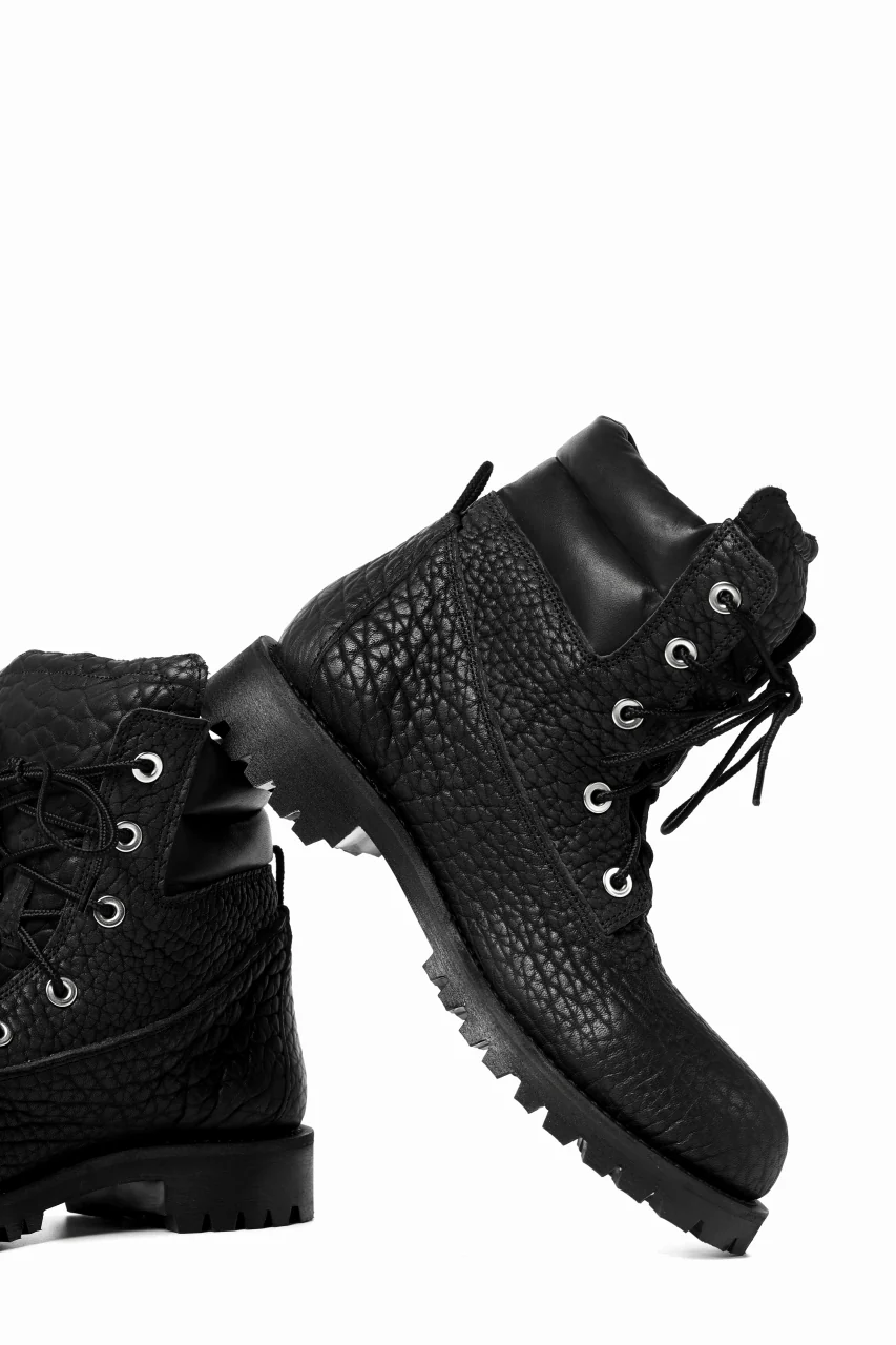 Portaille exclusive LEX-W20 TREK Laced Boots / ROUGH BULL (BLACK) - Image 31