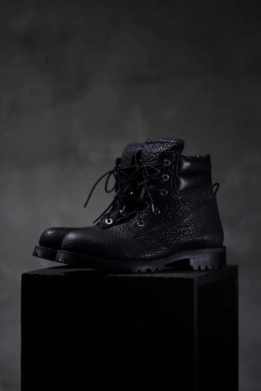Portaille exclusive LEX-W20 TREK Laced Boots / ROUGH BULL (BLACK) - Image 47