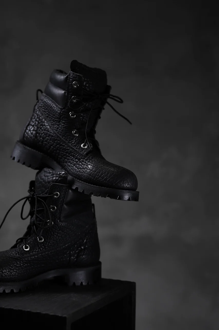 Portaille exclusive LEX-W20 TREK Laced Boots / ROUGH BULL (BLACK) - Image 49