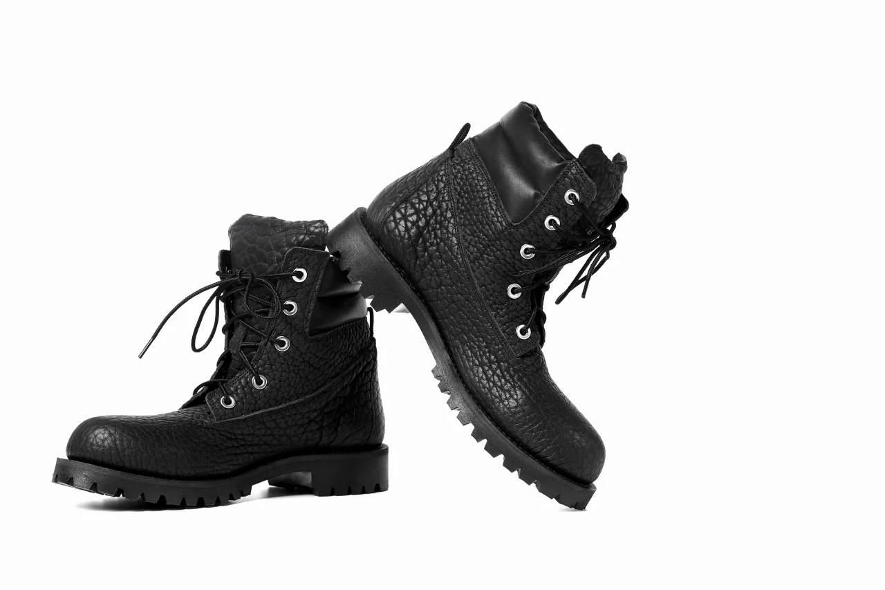 Portaille exclusive LEX-W20 TREK Laced Boots / ROUGH BULL (BLACK) - Image 51