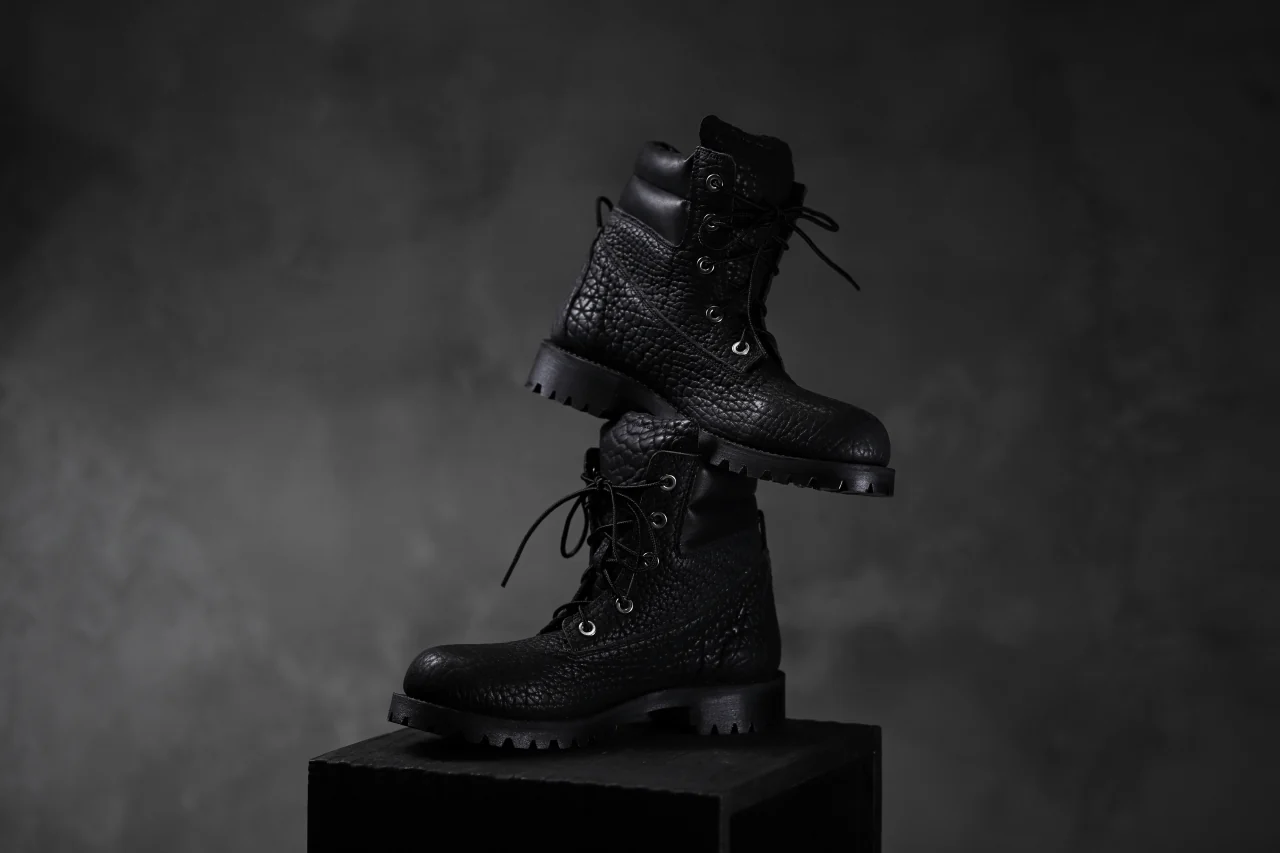 Portaille exclusive LEX-W20 TREK Laced Boots / ROUGH BULL (BLACK) - Image 52