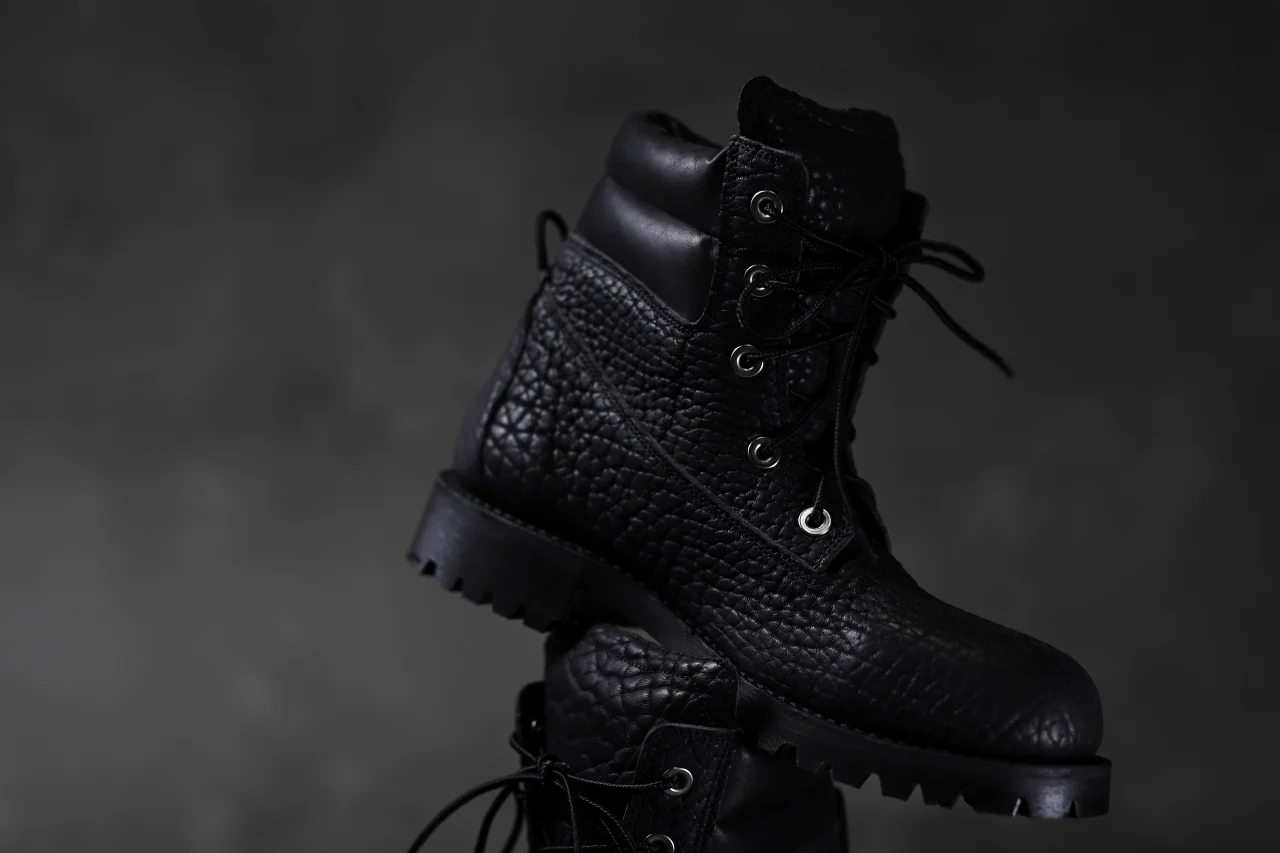 Portaille exclusive LEX-W20 TREK Laced Boots / ROUGH BULL (BLACK) - Image 53
