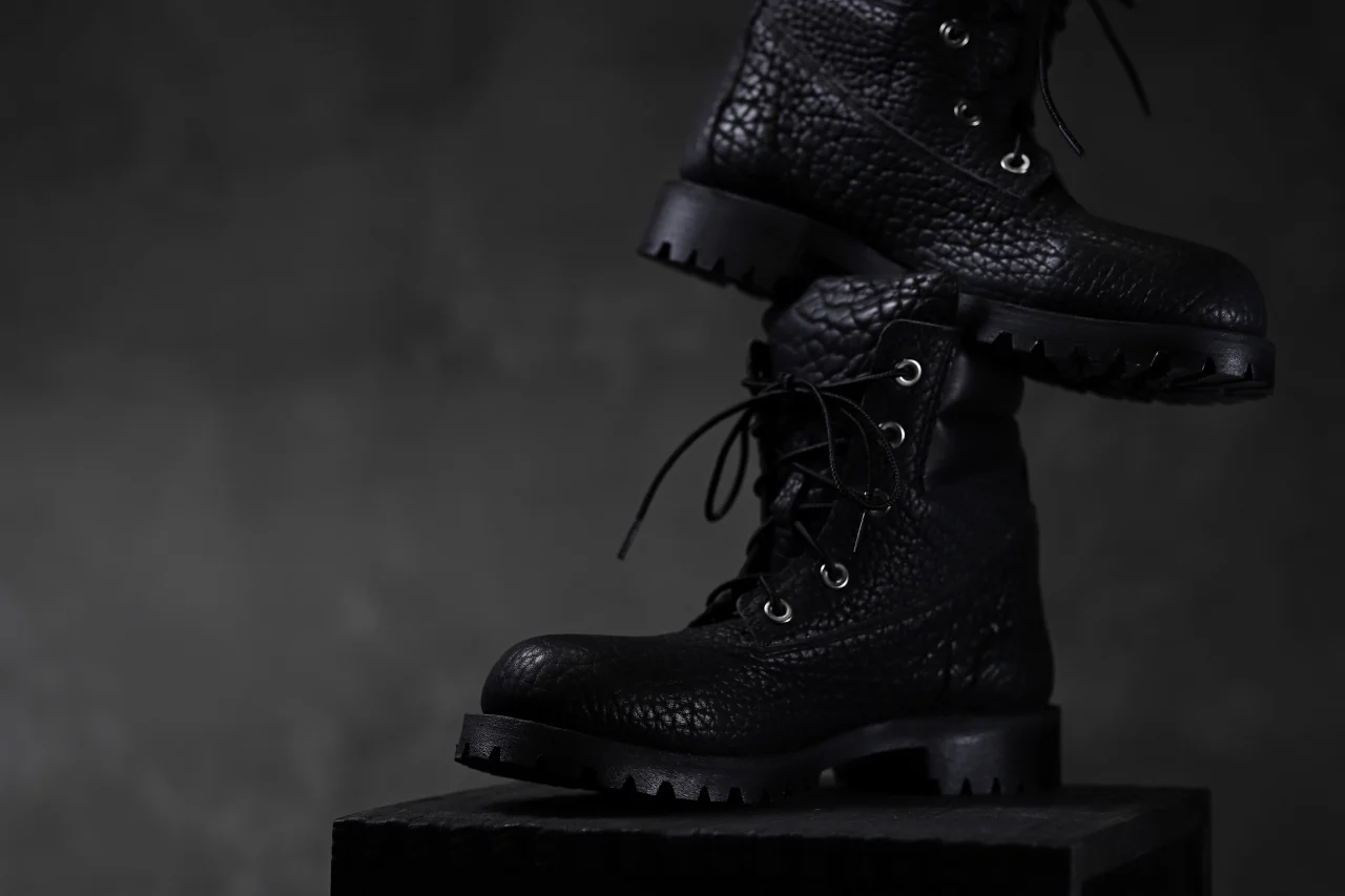 Portaille exclusive LEX-W20 TREK Laced Boots / ROUGH BULL (BLACK) - Image 54