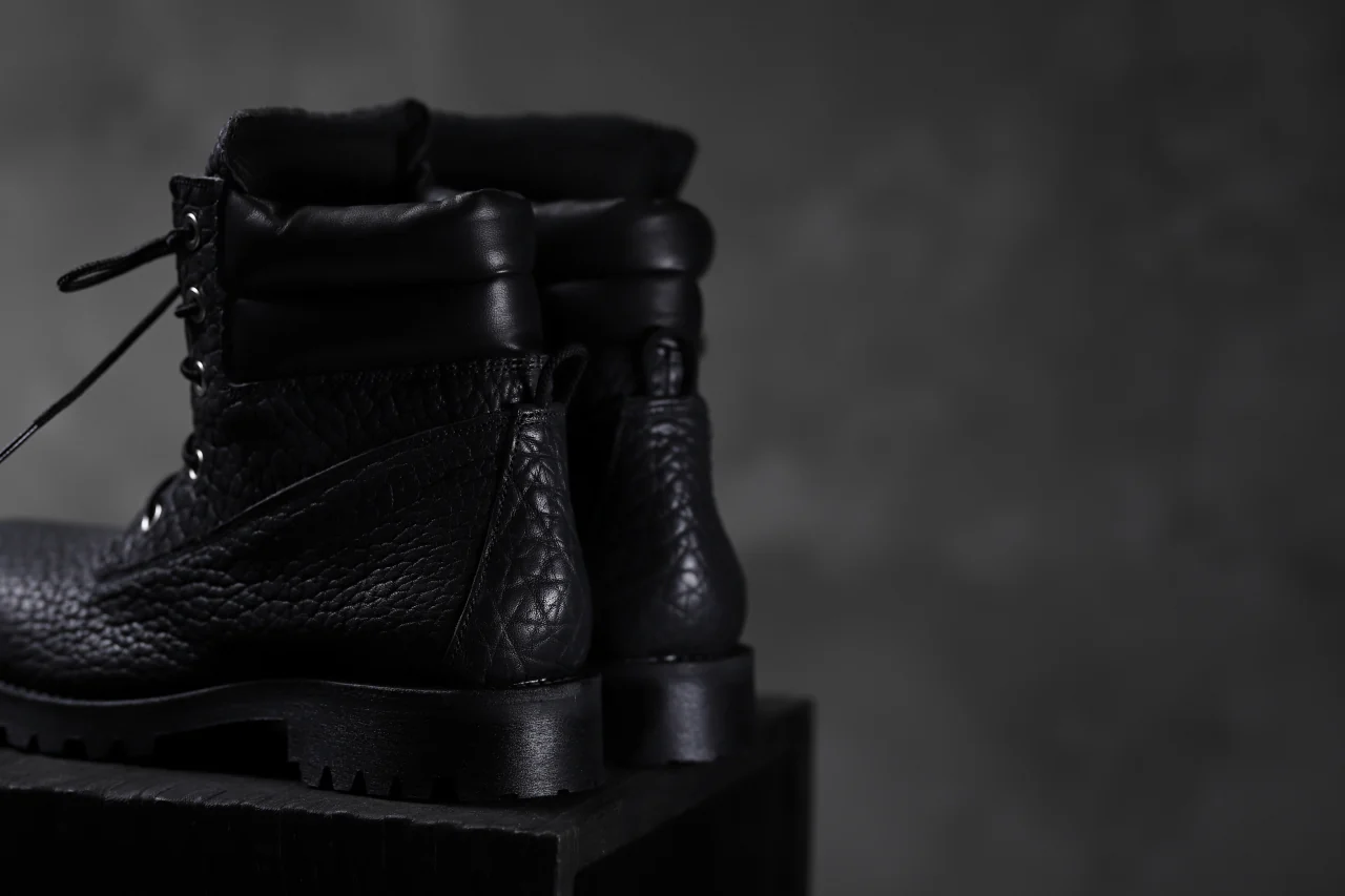 Portaille exclusive LEX-W20 TREK Laced Boots / ROUGH BULL (BLACK) - Image 56