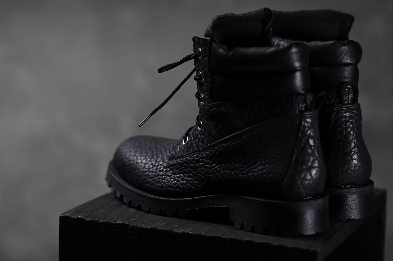 Portaille exclusive LEX-W20 TREK Laced Boots / ROUGH BULL (BLACK) - Image 57
