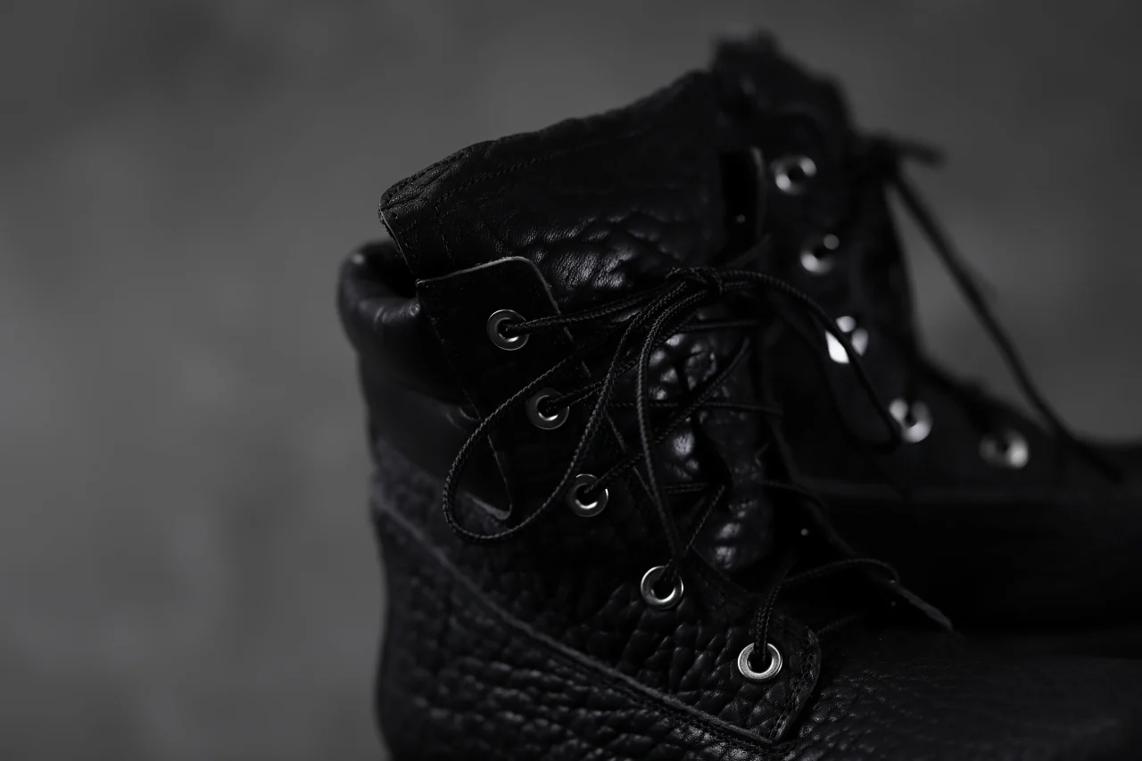 Portaille exclusive LEX-W20 TREK Laced Boots / ROUGH BULL (BLACK) - Image 58