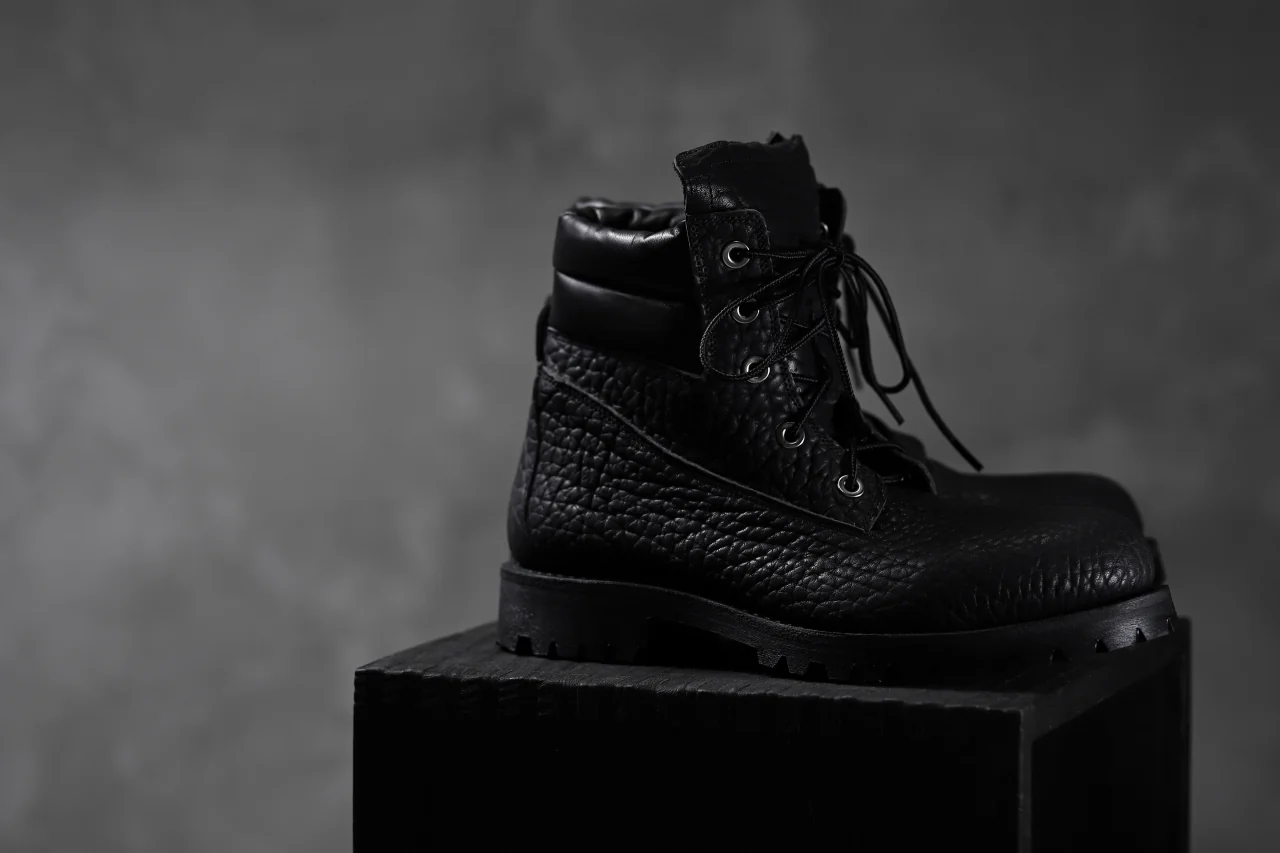 Portaille exclusive LEX-W20 TREK Laced Boots / ROUGH BULL (BLACK) - Image 59