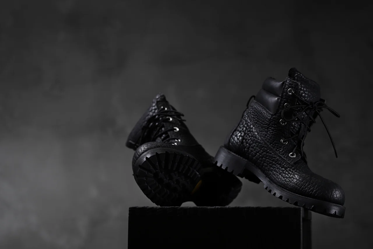 Portaille exclusive LEX-W20 TREK Laced Boots / ROUGH BULL (BLACK) - Image 62