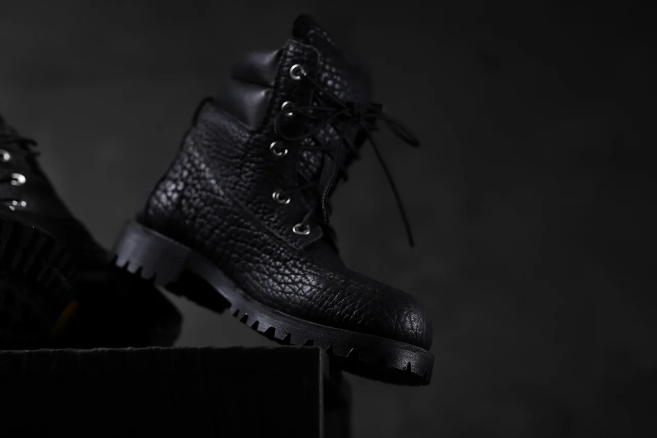 Portaille exclusive LEX-W20 TREK Laced Boots / ROUGH BULL (BLACK) - Image 63
